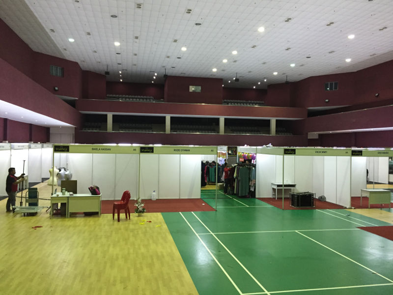 Setup at Seberang Jaya Convention Centre